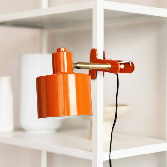 Byhusted Ocean clip lampe orange