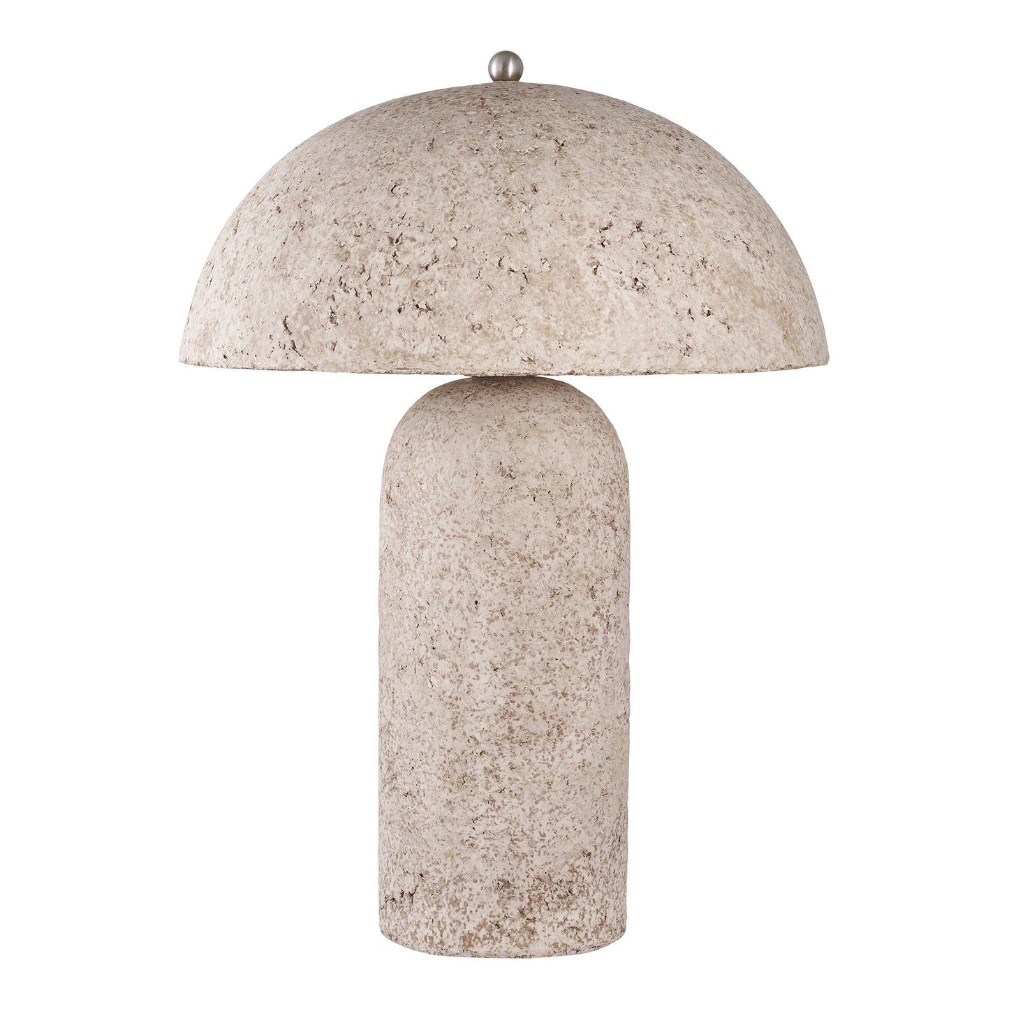By Husted Astley - bordlampe. Papirmaché. Stengrå, 150 cm kabel